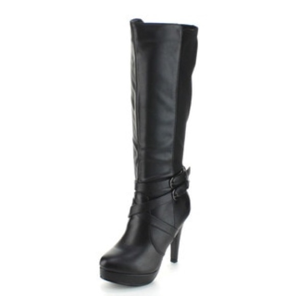 NWT Black stiletto boots